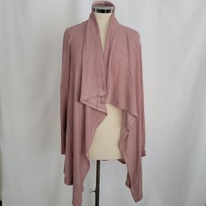 Knox Rose Misty Pink Open Front Cardigan NWT Sz M